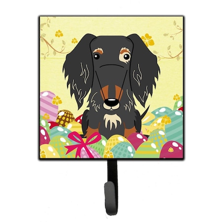 Jensendistributionservices Easter Eggs Wire Haired Dachshund Dapple Leash or Key Holder MI2102531
